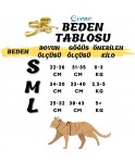 Kırmızı Köpek Tasması S Beden Sevk Kayışlı Terletmeyen Nefes Alan Reflektörlü Zonguldak
