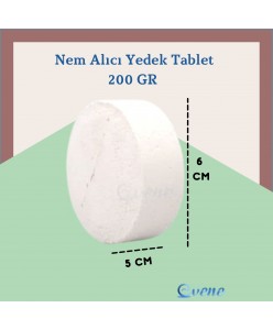 Nem Alıcı Yedek Tablet 200 Gr Rutubet Giderici Küf Önleyici Emici