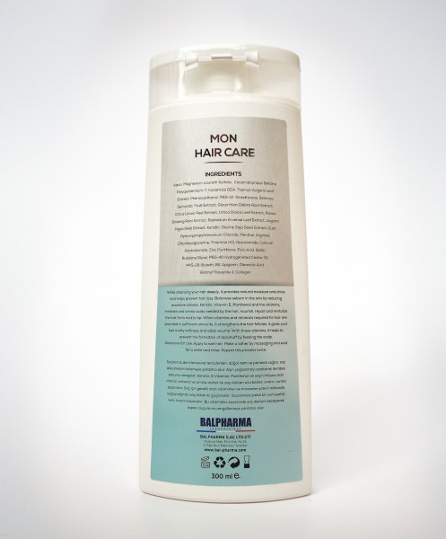Mon Saç Dökülmesine Karşı Bakım Şampuanı Bio Active  300 ml